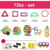 CABTOYS Magnetic Tiles - 72ks