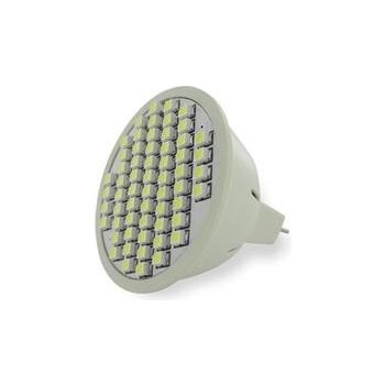 Whitenergy Led žárovka GU5.3 60 SMD 3528 3W 230V Studená bílá refl. 04964