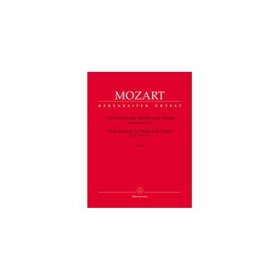 Čtyři sonáty pro klavír a housle Wolfgang Amadeus Mozart – Hledejceny.cz