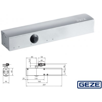 Geze TS 4000 stříbrná – Zbozi.Blesk.cz