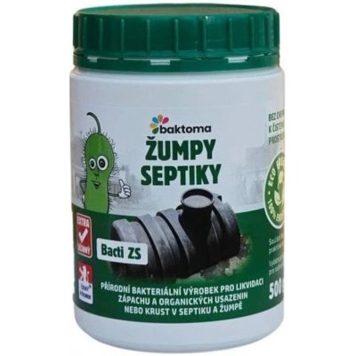 Baktoma Bacti ZS Bakterie do žump a septiků 0,5 kg – Zboží Mobilmania