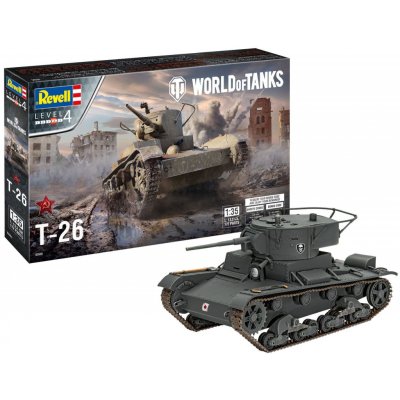 Revell Plastic ModelKit World of Tanks 03505 T-26 1:35 – Zbozi.Blesk.cz