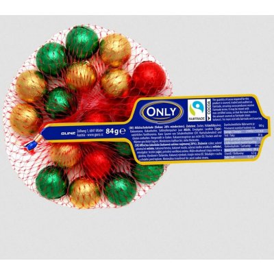 Only vánoční kuličky z mléčné čokolády 84 g – Zboží Dáma