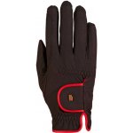 Roeckl Rukavice LONA Černá/červená – Zboží Dáma