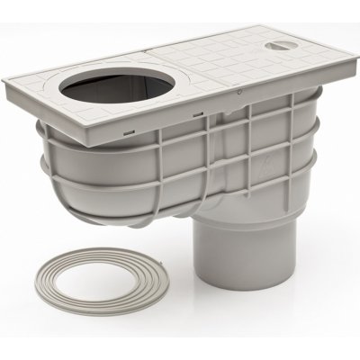 Chuděj Geiger se spodním odtokem Standard DN 110 šedý – Zboží Mobilmania