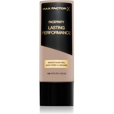 Max Factor Facefinity Lasting Performance Tekutý make-up pro dlouhotrvající efekt 106 Natural Beige 35 ml – Hledejceny.cz