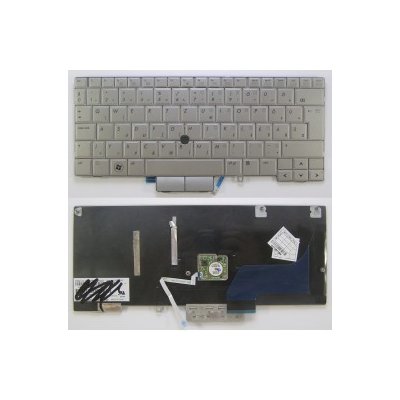 Billentyűzet HP Elitebook 2760 2760P ezüst MAGYAR layout trackpoint
