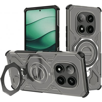 Techsuit - Carbon Shield PRO ochranný obal na Xiaomi Redmi Note 14 Pro 5G / Poco X7 - kouřově černý – Zboží Živě