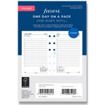 Filofax Denní kalendář 2026 den/1 strana Aj náplň kapesních diářů formát A7 – Zboží Živě
