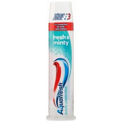 Aquafresh Family Protection Fresh & Minty zubní pasta 100 ml – Zboží Mobilmania