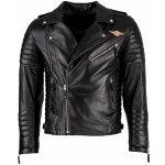 Brixton pánská kožená bunda Křivák Rockstar černá – Zboží Mobilmania