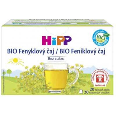 Hipp čaj Sáček.bio Fenyklový čaj 20 x 1,5 g