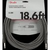FENDER Professional Series 18.6&apos; Instrument Cable Gray Tweed