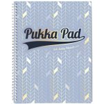 Pukka Pad spirálový blok GLEE Jotta A4+, papír 80g, světle modrý 100 listů – Zboží Dáma