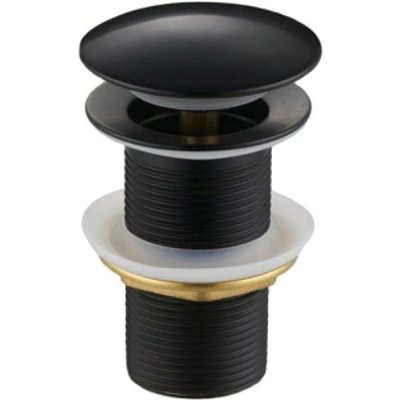 MEXEN Zátka klik-klak bez přepadu, černá kulatá 79910-70 – Zbozi.Blesk.cz