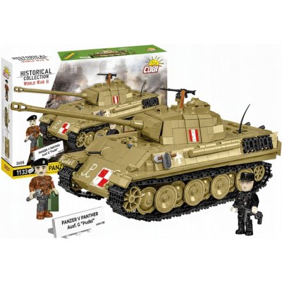 Cobi 2655 II WW Panzer V Panther Ausf. G "Pudel", 1:28, 1133 k, 2 f – Zboží Mobilmania