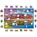 WOODEN CITY Dřevěné Chrám Byodo-in Kjóto Japonsko 2v1 EKO 505 dílků – Zboží Dáma