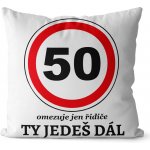 Impar polštář 50 Ty jedeš dál 40x40 – Sleviste.cz