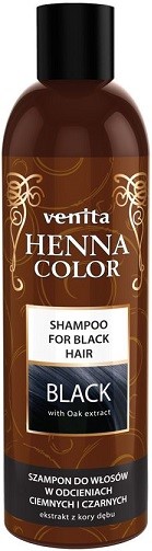 Venita ​Henna Color Shampoo na černé a tmavé vlasy 250 ml