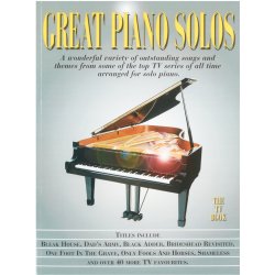 Great Piano Solos The TV Book