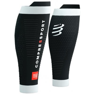 Compressport návleky na lýtka R2 3.0 black/white – Sleviste.cz