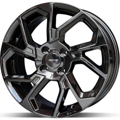 Platin P103 7x17 4x108 ET42 black | Zboží Auto