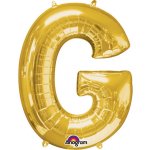 Amscan balónek písmeno G 86 cm zlatý – Zbozi.Blesk.cz