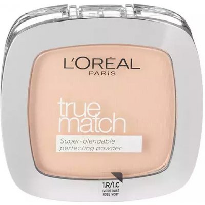 L'Oréal Paris True Match Kompaktní pudr C1 Rose Ivory 9 g