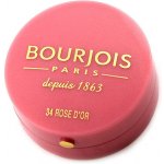 Bourjois Little Round Pot Blush Tvářenka 34 Rose d'Or 2,5 g – Zboží Mobilmania