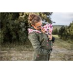 Shara Softshellový kabát s hladícími kapsami ve vsadce přední nošení zima oliva/pivoňky – Zboží Dáma