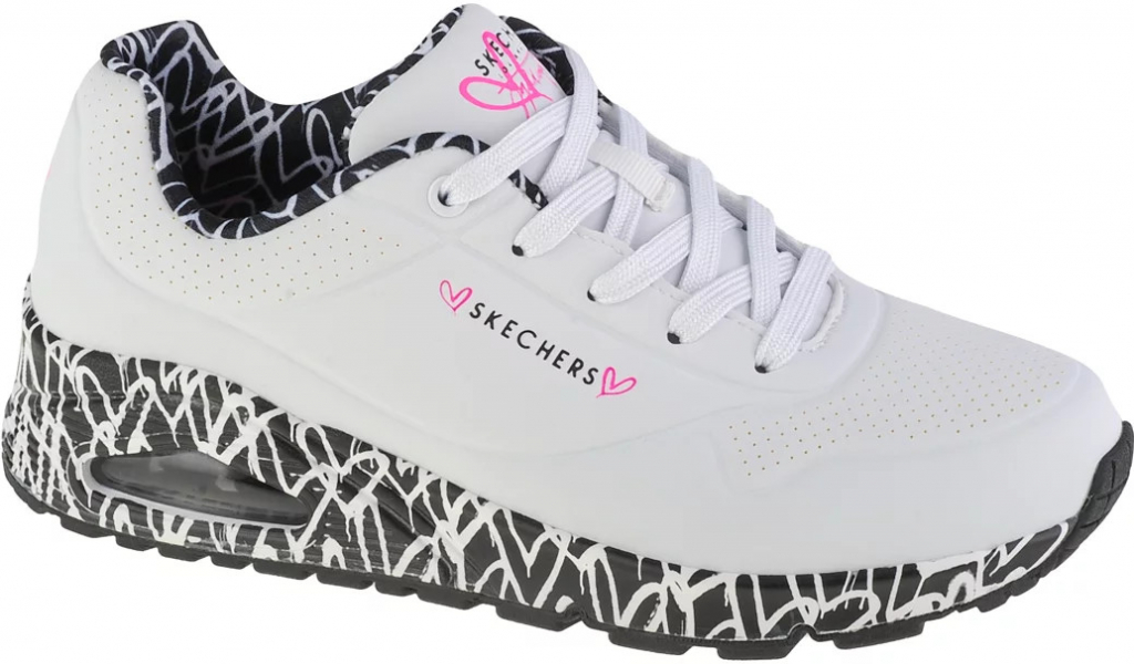 Skechers Skechers sneakersy Uno-Loving Love bílá