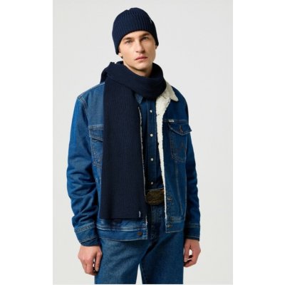 Wrangler Sada čepice šála SCARF BEANIE DARK NAVY – Hledejceny.cz