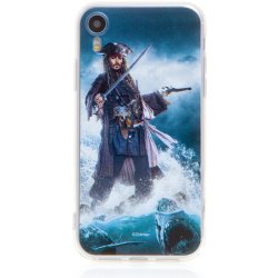 Pouzdro AppleMix DISNEY Apple iPhone Xr - Piráti z Karibiku - Jack Sparrow - gumové