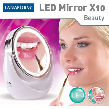 Lanaform LED Mirror X10 kosmetické zrcátko