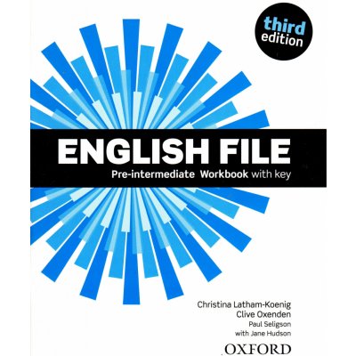 English File 3rd edition Pre-Intermediate Workbook with key (without CD-ROM) – Zboží Mobilmania