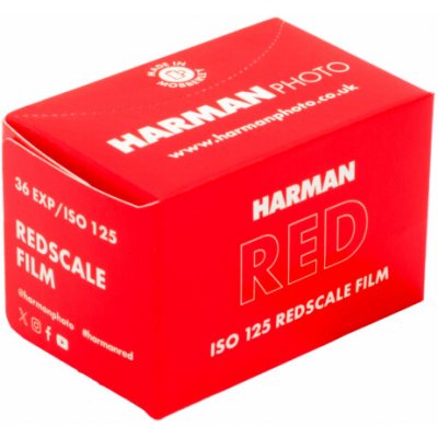 HARMAN PHOTO HARMAN RED 125 | 120, barevný negativní film (C-41) – Zboží Živě