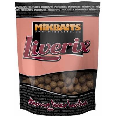 Mikbaits LiveriX boilies Mazaná Škeble 1kg 24mm