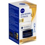 Nivea obnovující denní a noční krém proti vráskám 55+ 2 x 50 ml dárková sada – Zboží Dáma
