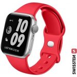 SWISSTEN silikonový řemínek pro Apple Watch 38-40 mm červená 46000102 – Zboží Mobilmania