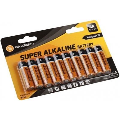 GoGEN SUPER ALKALINE AA 10 ks GOGR06ALKALINE10 od 99 Kč - Heureka.cz