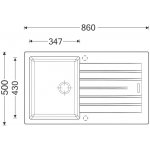 Sinks ACRPE86050050 PERFECTO 860 Sahara – Sleviste.cz