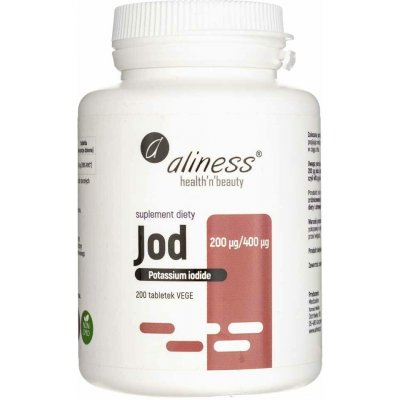 Aliness Jod Jodid draselný 200 mcg 200 tablet – Hledejceny.cz