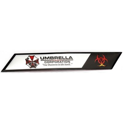 Samolepka (na auto, notebook) Resident Evil - Umbrella Corporation - 3D (13) – Zboží Mobilmania
