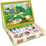 Bavytoy Magnetická tabulka farma - sada s magnetkami – Sleviste.cz