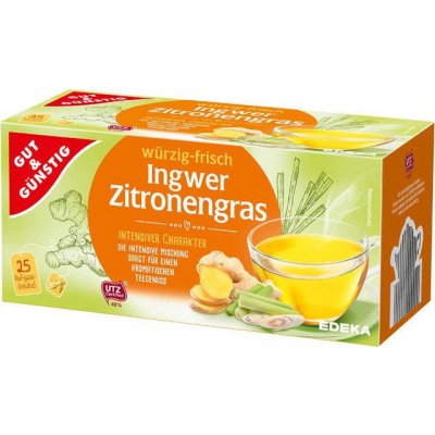 G&G Zázvorový čaj s citrónovou trávou 25 sáčků 43,75 g – Zbozi.Blesk.cz