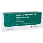 CALCII CARBONICI 0,5 TBL. MEDICAMENTA POR 0,5G TBL NOB 50 – Hledejceny.cz