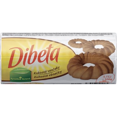 Diabeta Pečivarne Kakaové věnečky 100 g – Zboží Dáma