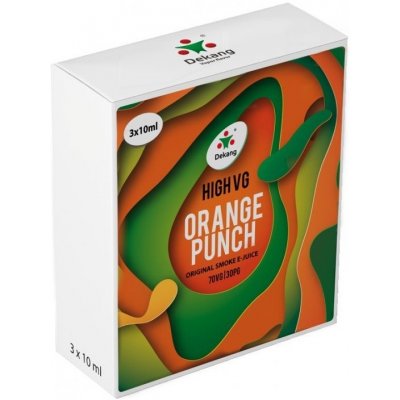 Dekang High VG 3Pack Orange Punch 3 x 10 ml 0 mg