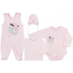 Koala 4-dílná kojenecká souprava Moon růžová – Hledejceny.cz