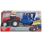 Traktor Dickie Toys Massey Ferguson s přívěsem pro zvířata 26 cm – Zbozi.Blesk.cz